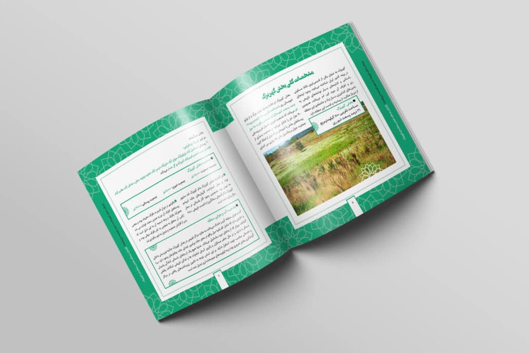 نمونه کار طراحی گزارش عملکرد فصلی بخشداری کهریزک